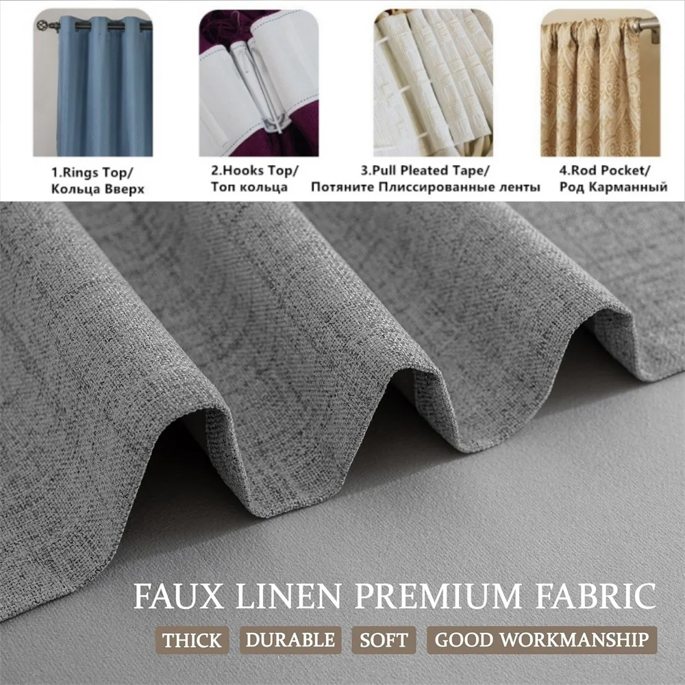 310 см сверхвысокий 100% Блэкаут гостиная фотоаксессуары размера сокращает