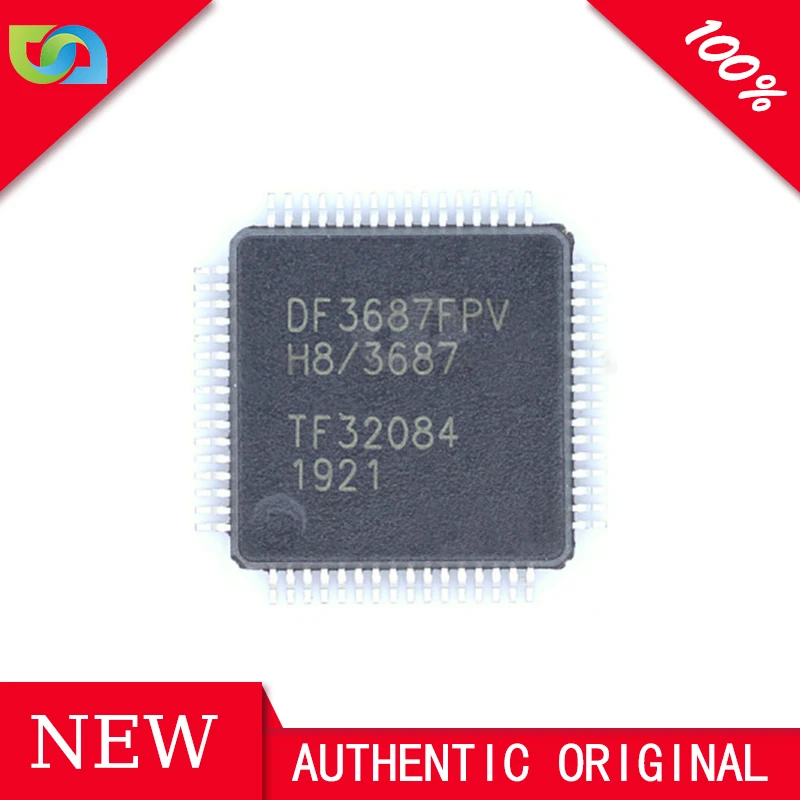 

Запчасти для электронных компонентов HD64F3687FPV, микроконтроллер MCU TQFP64, интегральная схема, IC-чипы HD64F3687FPV