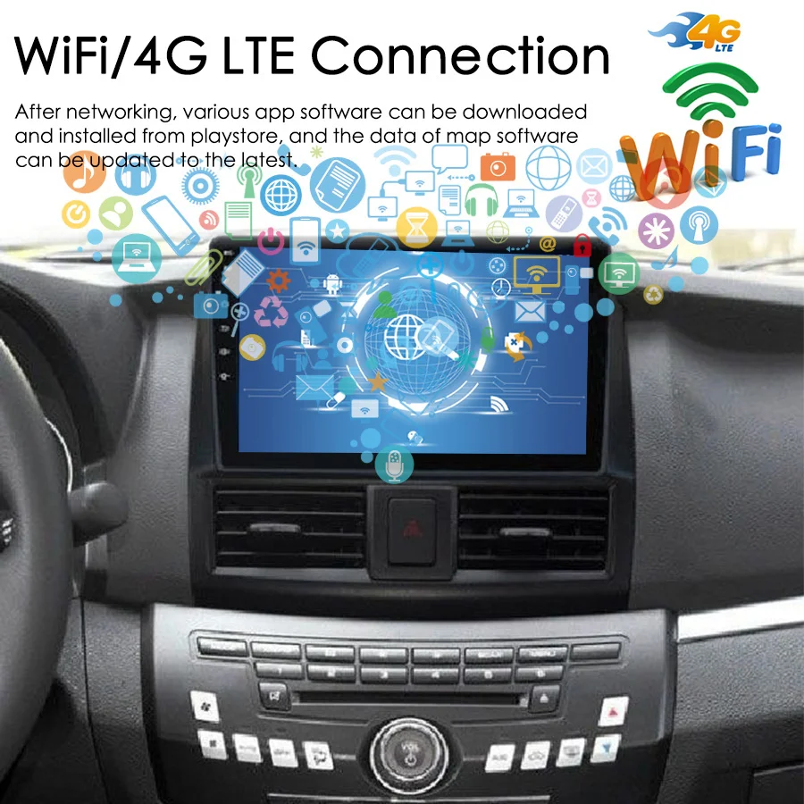 128 ГБ 9-дюймовый сенсорный экран Android 14 для Lifan 720 GPS Стерео Авторадио Автомобильный