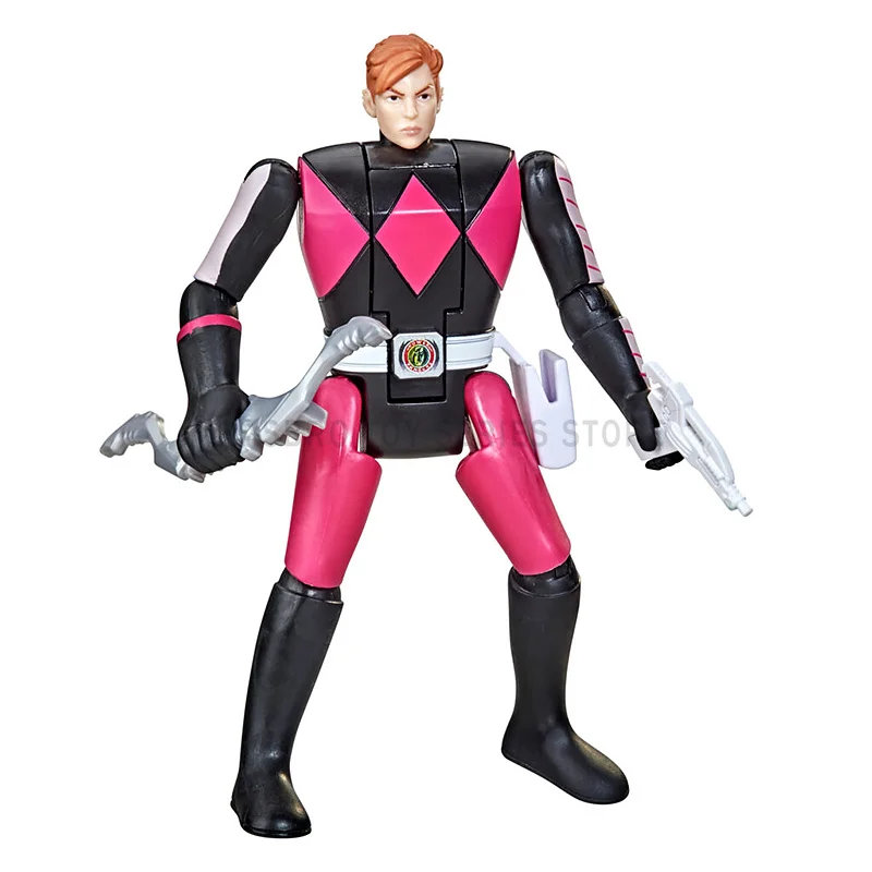 Фото Коллекционные фигурки Hasbro Power Rangers Retro-Morphin: Кимберли и Томми, игрушки, подарки №3