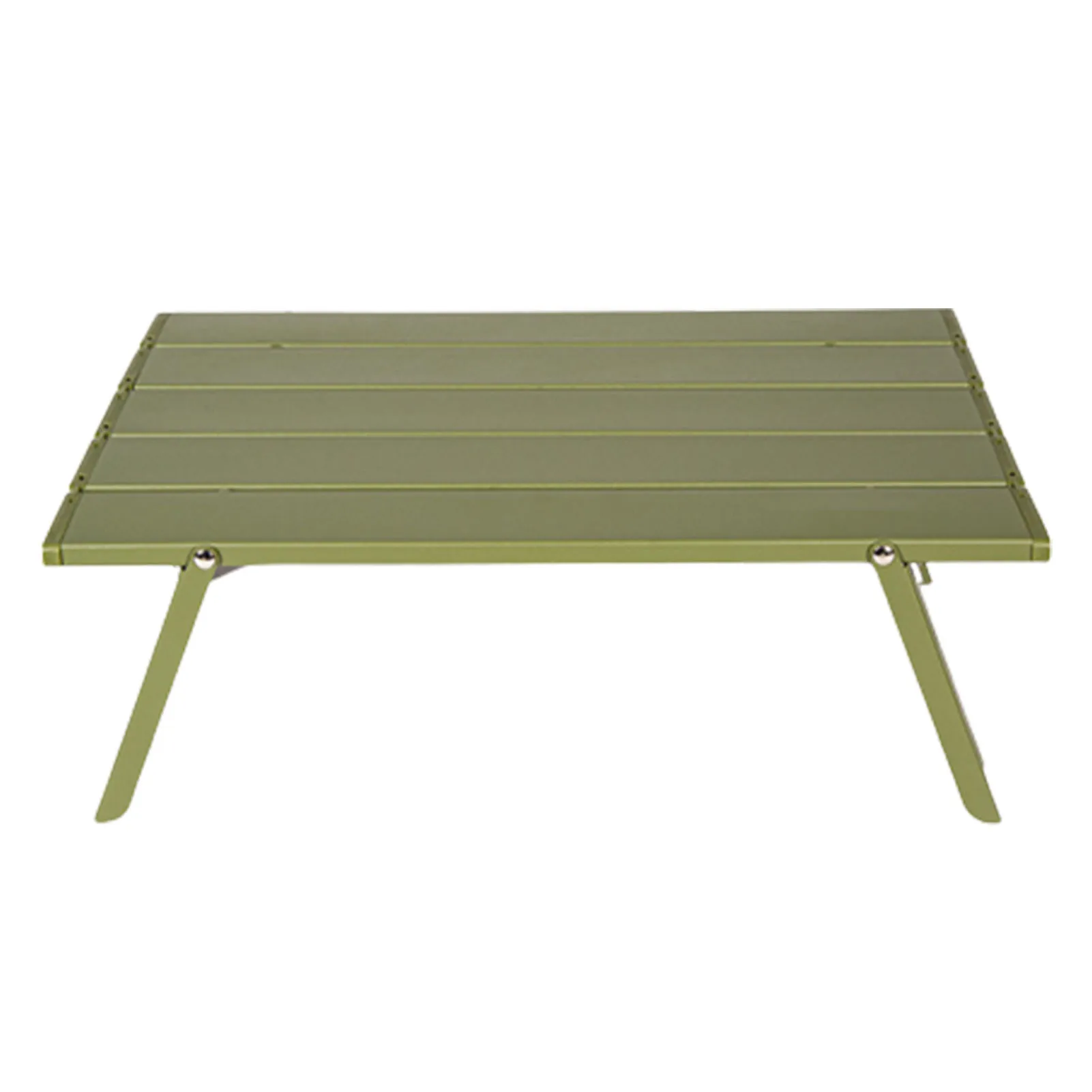 

Compact Folding Beach Table Army Green Portable Mini Camping Table Aluminum Alloy Ultralight Folding Table For Outdoor Hiking