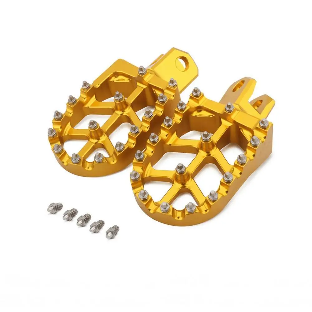 

1 Pair Dirt Bike Foot Pegs Aluminum Alloy Foot Pedals Compatible For Rmz125 Rmz250 Rmx250 Drz400 Off-road Motorcycle Accessories