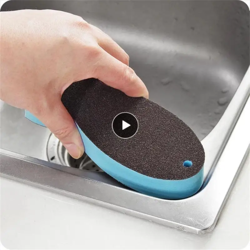 

Легко моющаяся губчатая щетка, сильная адсорбционная сила 15 × 6 × 2,5 см, губка с дном горшка, современная простота, рыбный Тип Baijie губка для протирания