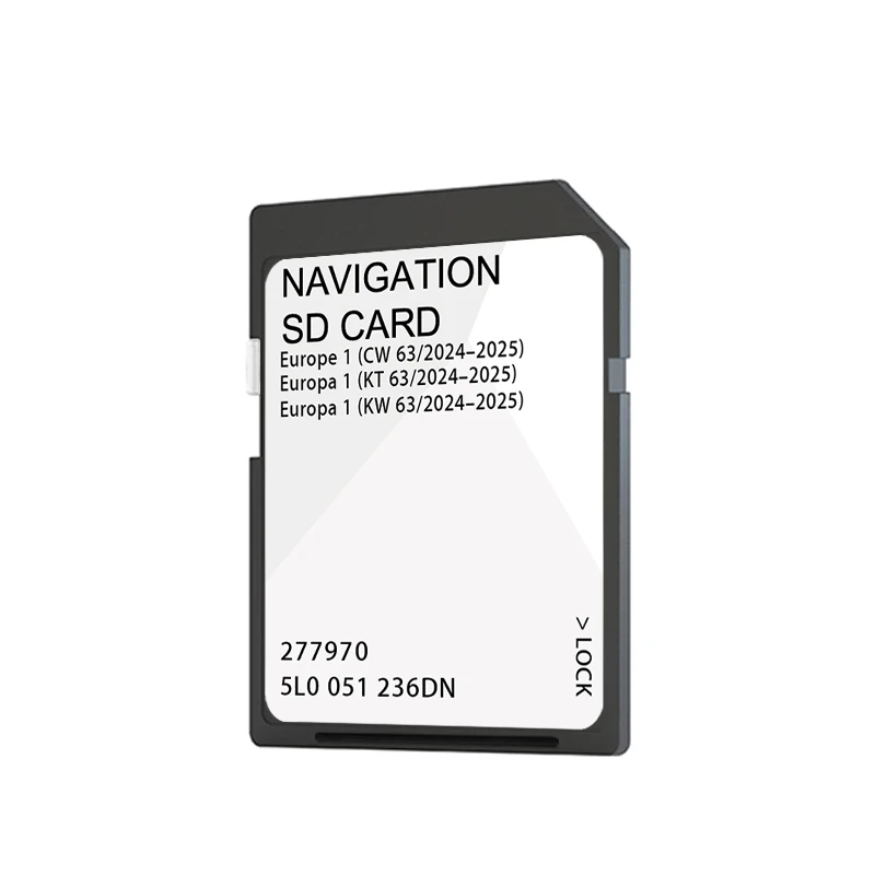 С противотуманными наклейками 32 ГБ SD-карта Amundsen MIB2 Navi Gen2 Европа 2024-2025