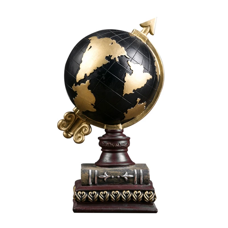 

Globe Ornaments, Nordic Style, Retro Resin Ornaments, Desktop Furnishings, Living Room Ornaments, Office Decorations