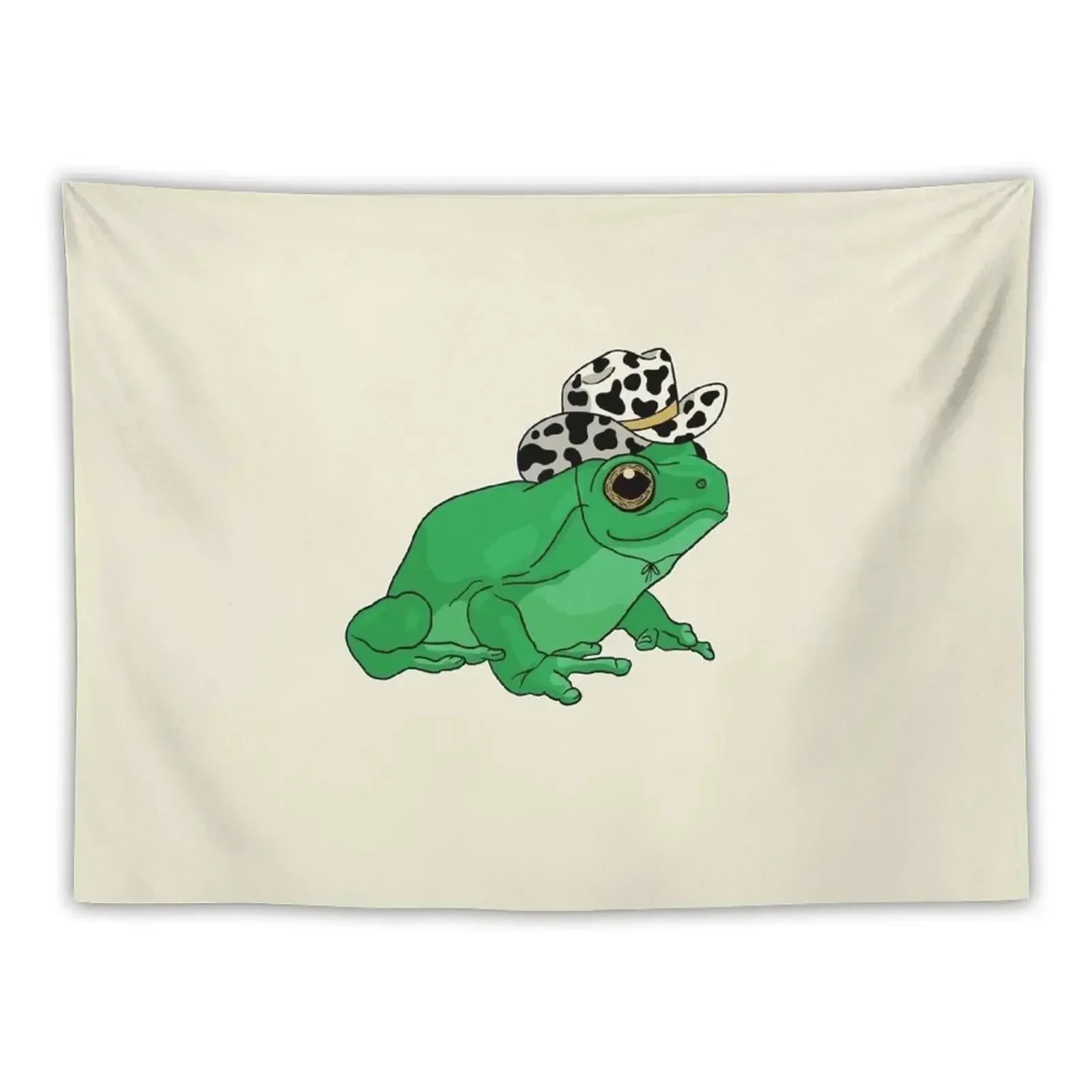Милая лягушка с ковбойской шляпой - Kawaii Cottagecore Aesthetic Froggy Western Rodeo Contry Lover Toad