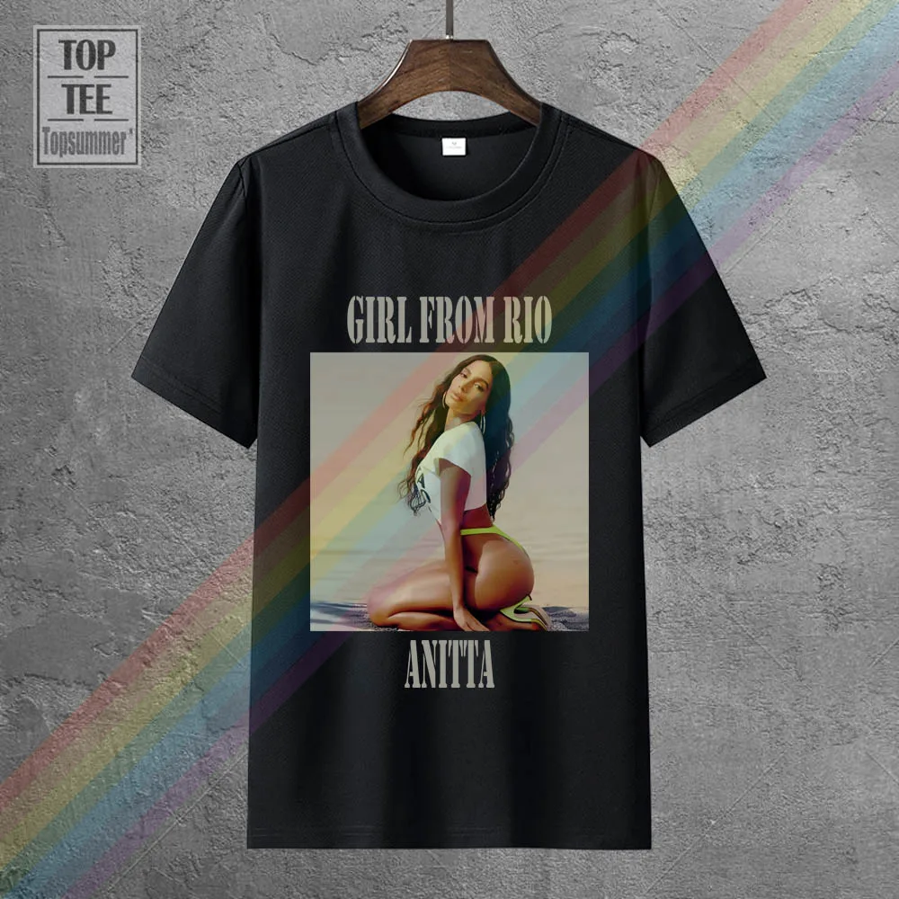 

Anitta T-Shirt Girl From Rio T-Shirt Gothic Emo T-Shirts Punk Hippie Tshirt Goth Retro Tee Shirt