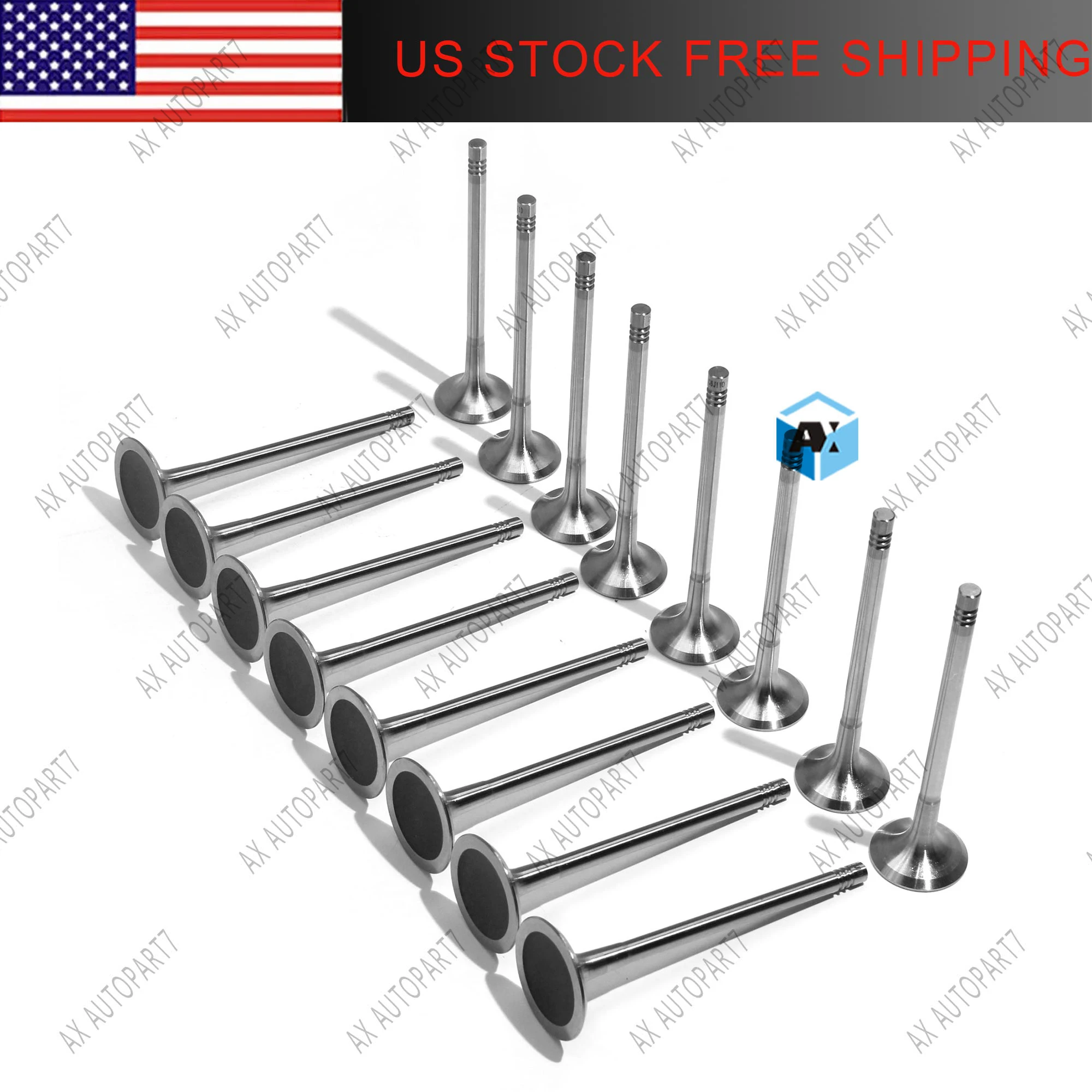 2025 Новый бренд прямая поставка MAHLE 16x впускные и выпускные клапаны двигателя для VW