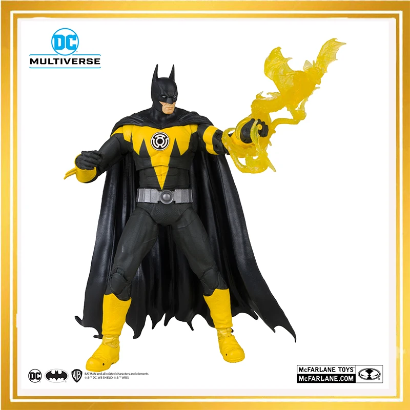

7inch Original In Stock Mcfarlane Dc Batman Sinestro Corps Action Figure Anime Figurine Collection Model Statue Toys Gifts