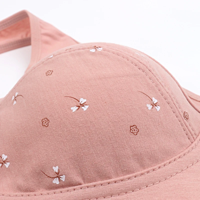 Бюстгальтер женский хлопковый без косточек с застежкой спереди |