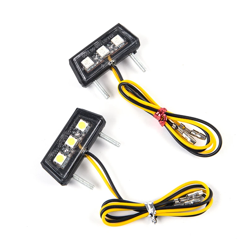 

1pc 12V Motorcycle License Plate LED Light Waterproof Motorcycle License Light Accessories Parts