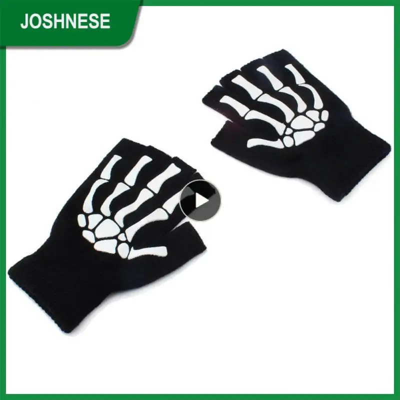 

Popular Half Finger Gloves 1 Pair Mittens Anti-skid Wear-resistant Cycling Gloves For Cycling Hiking Outdoor Riding Gloves Soft