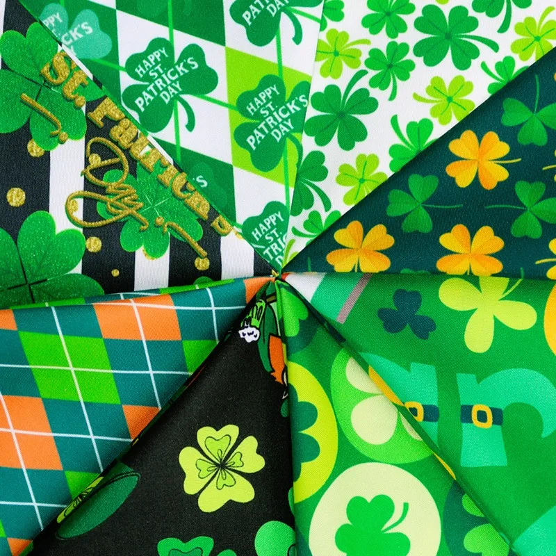 ST Patrick's Day Dog Bandana Clover Pet Supplies Accessories Green Bandanas Scarf Small Cat Puppy |