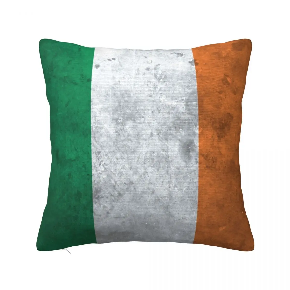 

Distressed Irish Flag Pillowcase Soft Fabric Cushion Cover Gift Vintage Throw Pillow Case Cover Home Wholesale 18"