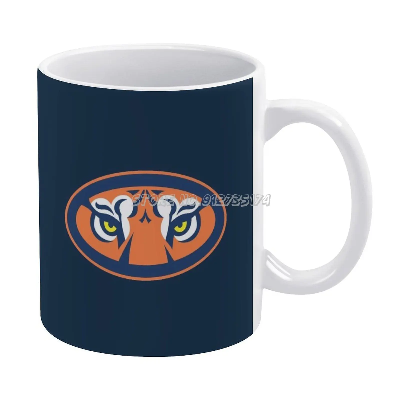 Кружка с изображением тигров глаз белая кружка для друзей и семьи креативный