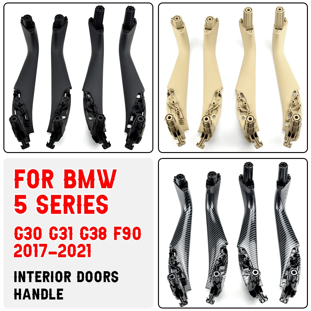 

Car Interior Front Rear Left Right Door Handle Inside Panel Trim For BMW 5 Series G30 G31 G38 F90