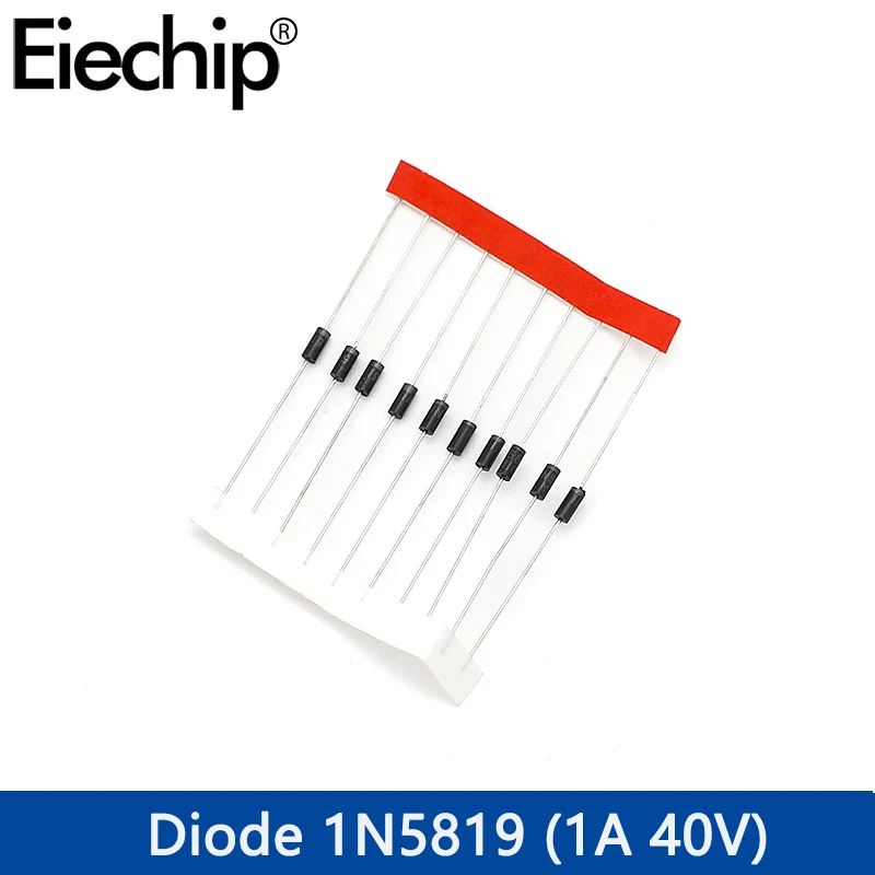50pcs/100pcs1N5819 IN5819 Schottky diodes 1A 40V DO-41 Diodes