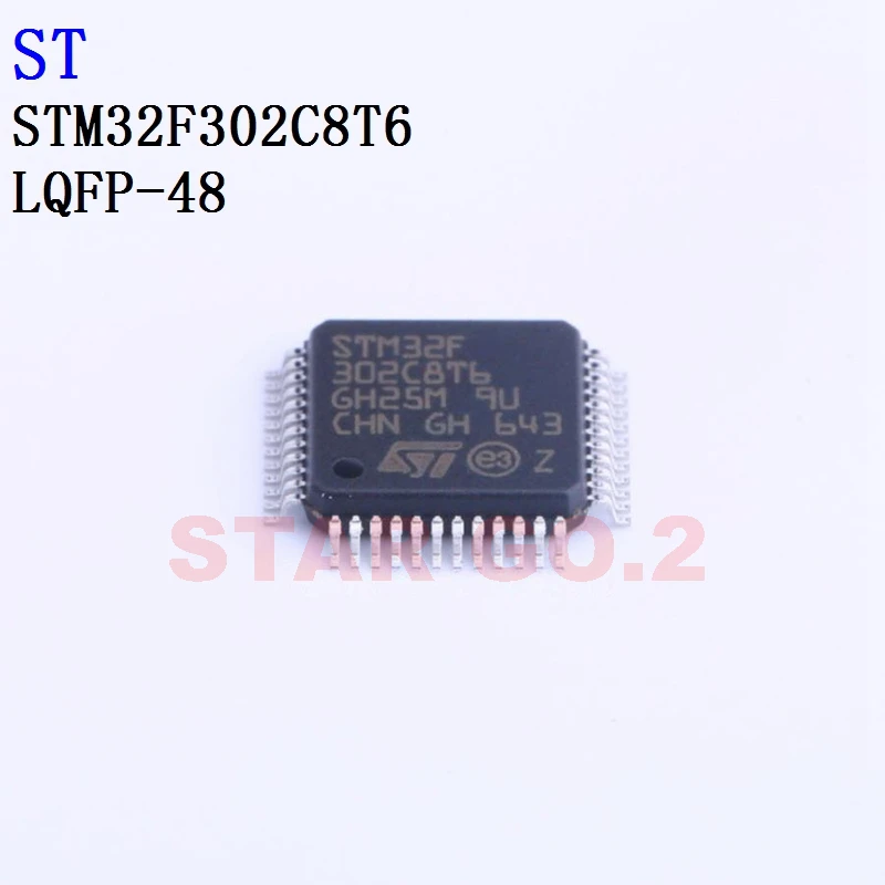 

5PCSx STM32F302C8T6 LQFP-48 ST Microcontroller