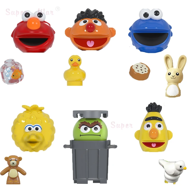 

Single Cartoon Movie Figure Head accessories Building Blocks children Series-070 LG1003 LG1018 LG1017
