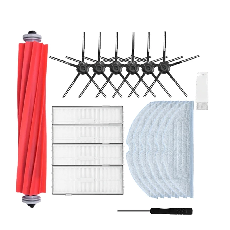 

Фильтр с основной боковой щеткой и сменная ткань для швабры для робота-пылесоса Xiaomi Roborock S7 S70 S7 Max T7S Plus G10