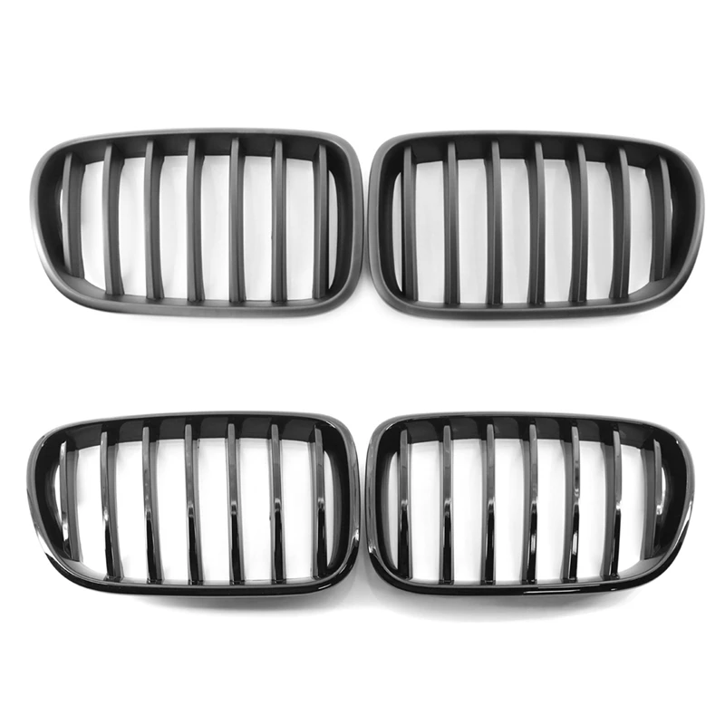 

Car Matte Black Racing Grill For BMW X3 Series F25 2011-2013 Replacement 51117237422 51117237421