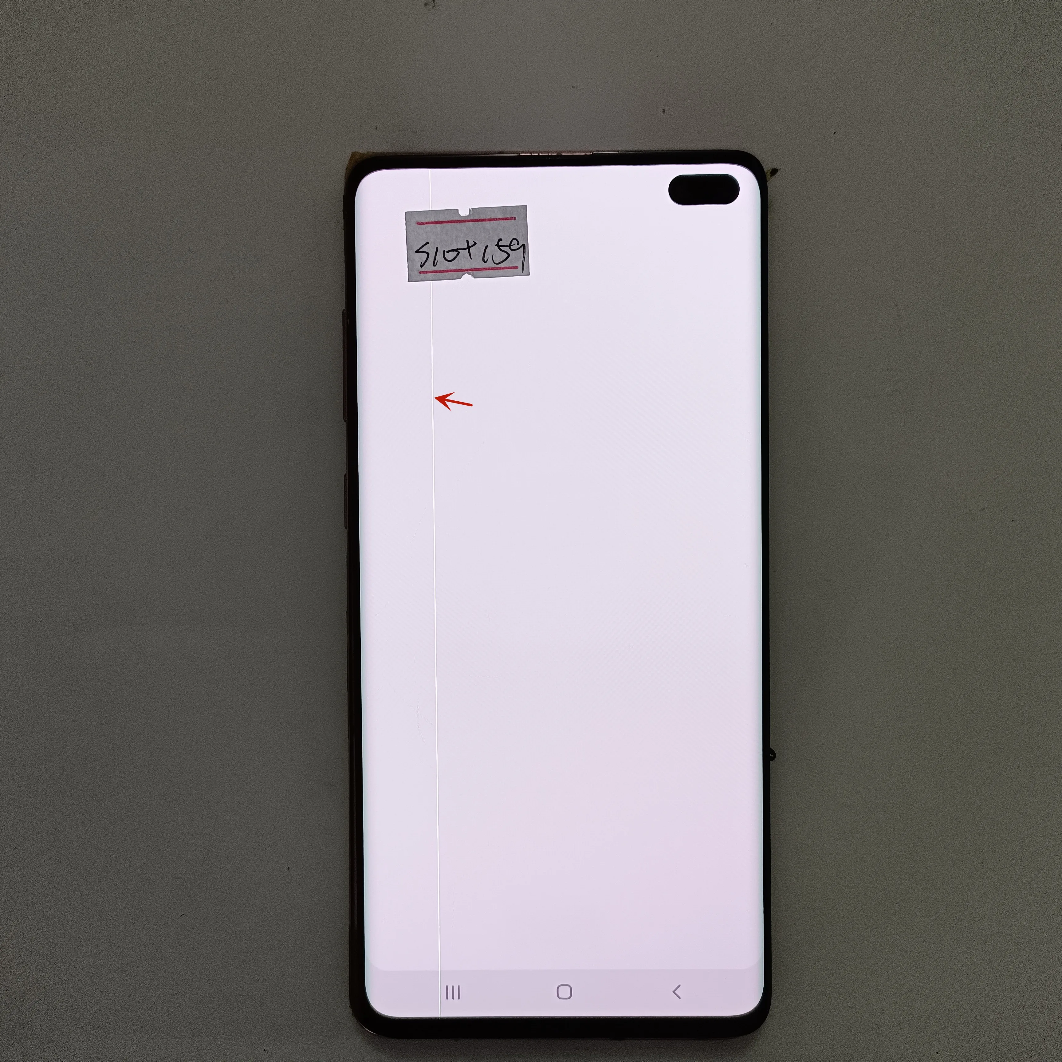 Original S10+ AMOLED LCD For SAMSUNG Galaxy S10 Plus G975 SM-G9750 G975F LCD Display Touch Screen Digitizer Assembly，With line enlarge