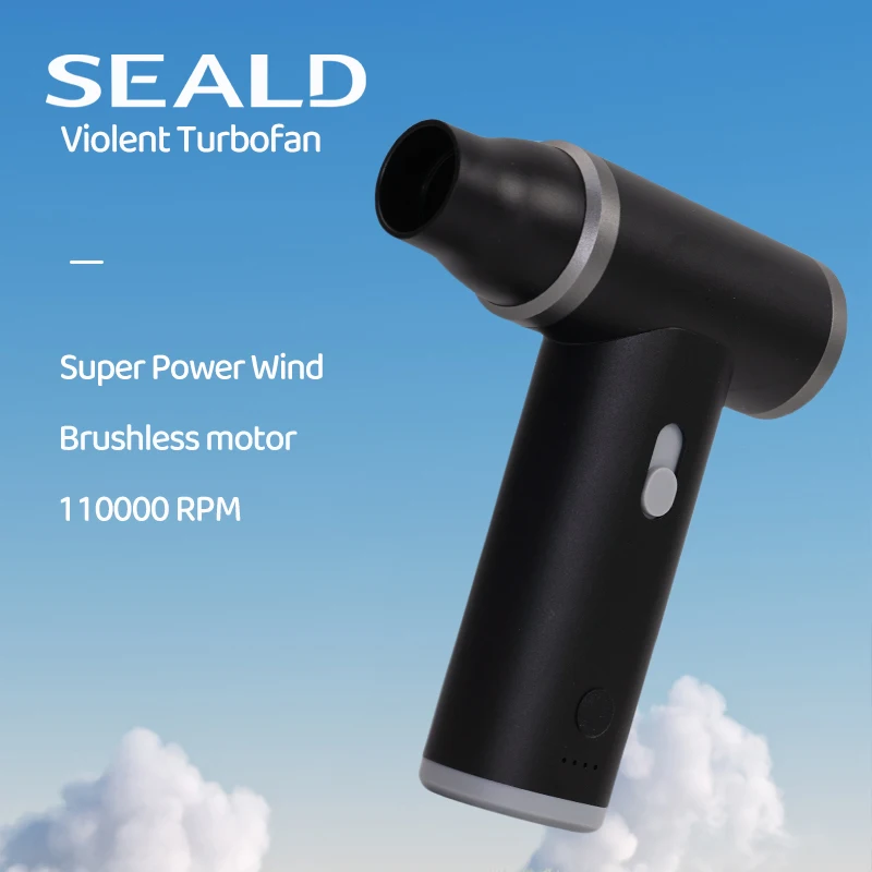 SEALD 130000 об/мин Бесщеточный Мини-воздуходувка Электрический Воздуходувка с 3
