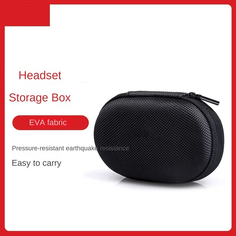 

EVA Headphone Storage Bag For MINI Portable Anti-Drop Shock Resistant Headphone Data Cable Storage Box Bag