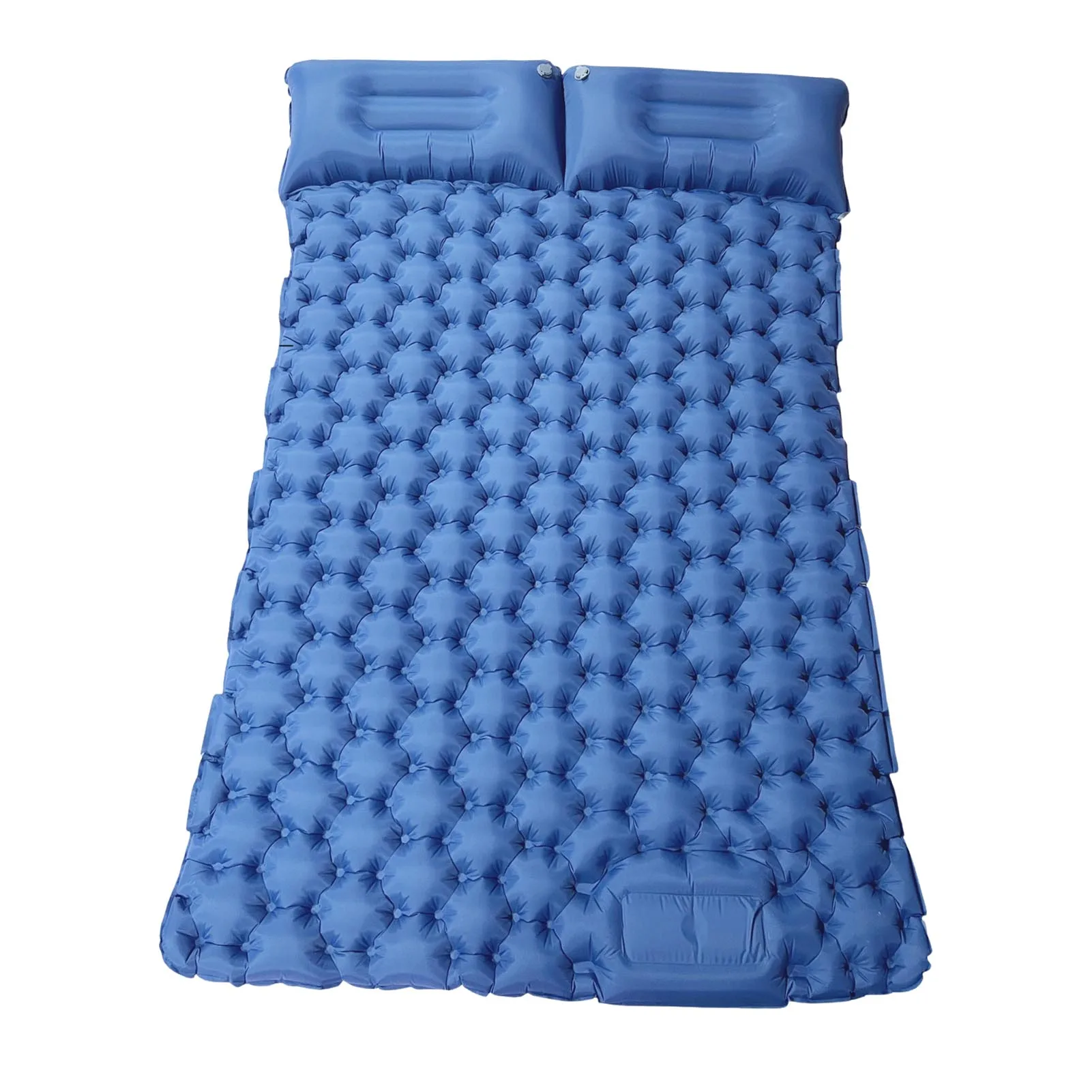 

Double Camping Sleeping Pad With Pillow Portable Foldable Inflatable Mattress With Bag Waterproof Foot Pump Bed Mattress For Car