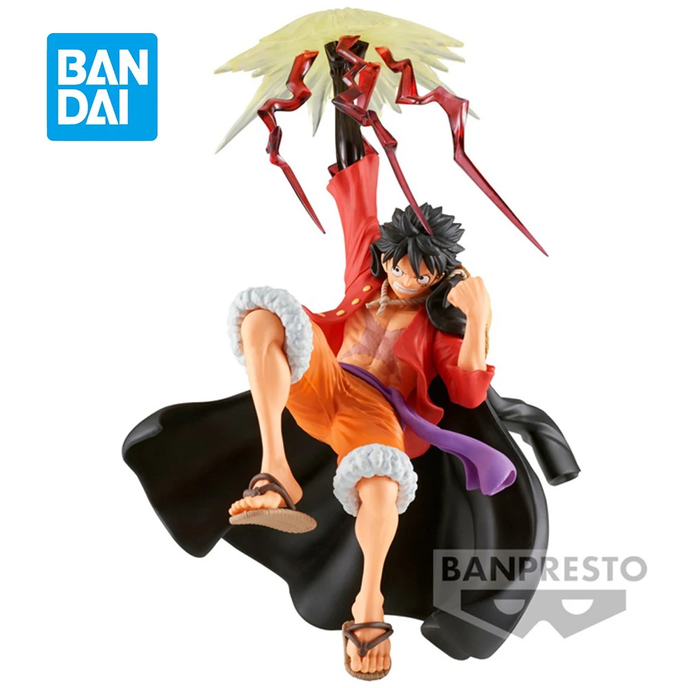 

In Stock Banpresto One Piece Battle Record Collection Monkey D Luffy Ii Anime Figure Model 15Cm Collectible Toys for Boys