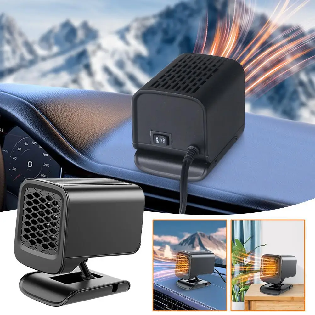 Автомобильный обогреватель 12/24 В портативный автомобильный вентилятор 2 в 1