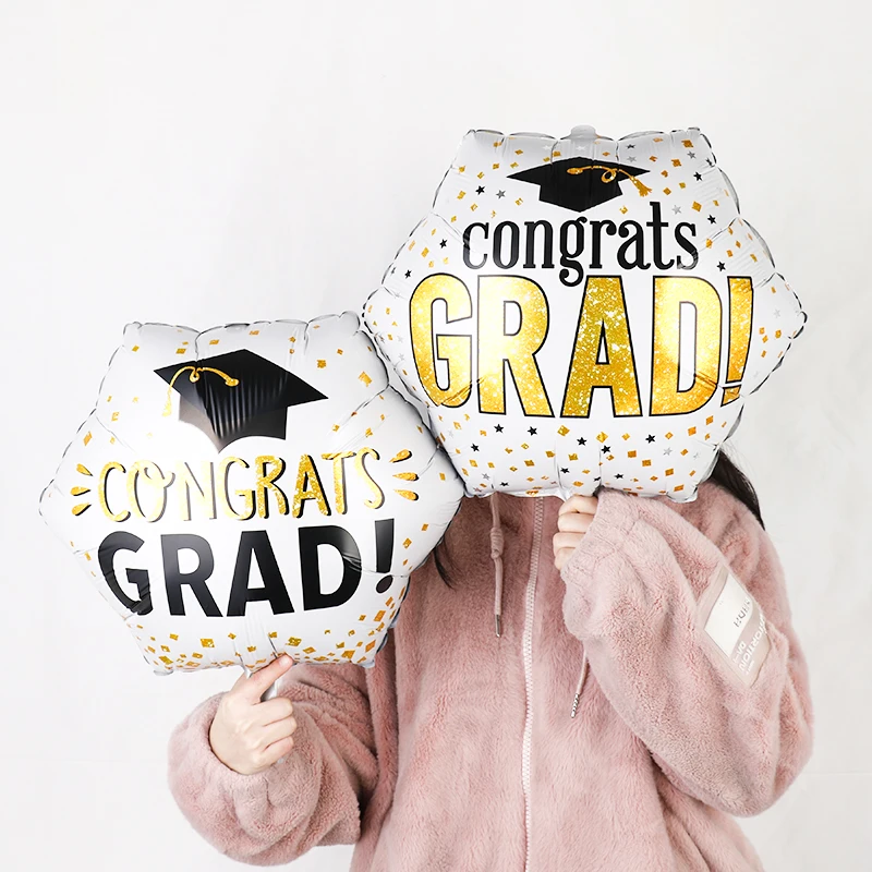 1 шт. гигантские поздравления выпускной докторские фольгированные шары медведь