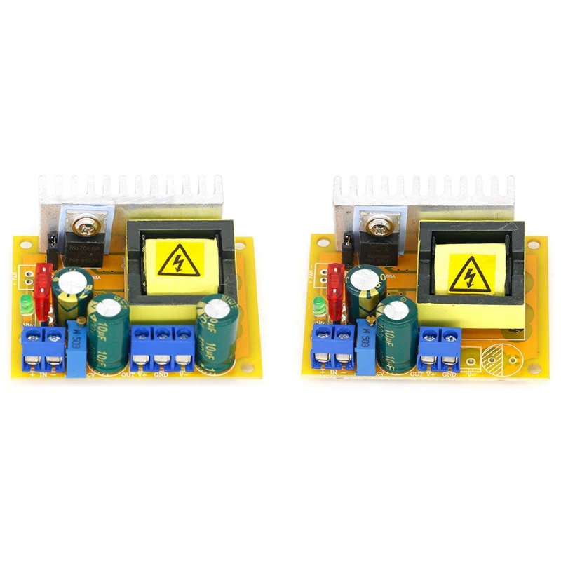 

8-32V To 45-390V DC-DC Boost Converter Step Up Power Supply Module High Voltage ZVS Capacitor Charging Board