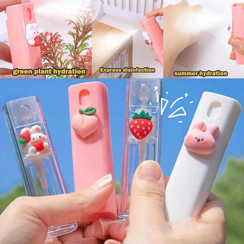 

Cute Cartoon Spray Bottle Refillable Travel Perfume Spray Bottle Makeup Water Alcohol Disinfection Spray Bottle Travel Accessori