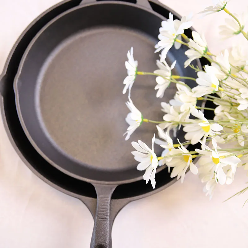 

Cast Iron Frying Pan Non-stick Skillet Kitchen Frying Pot Breakfast Pan Omelette Pancake Pot Induction Cooking Cookware