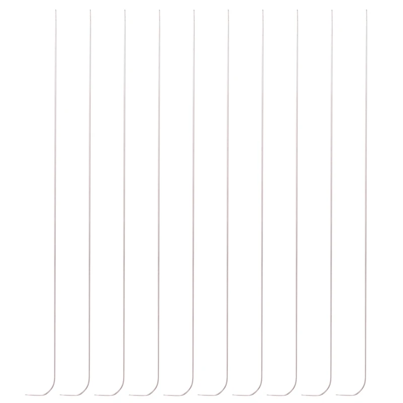 

10 Pieces 6 Inches Curved Beading Needle Stainless Bead Spinner Needle String Bead Needle For Spin And String Bead