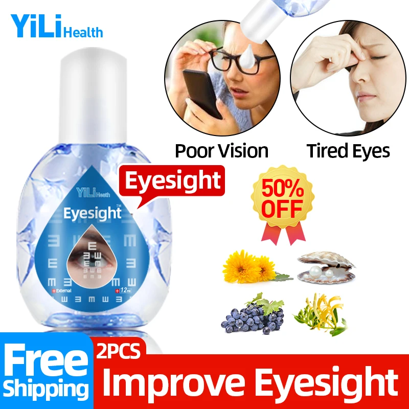 

Eyesight Improvement Eye Drops Apply To Improve Vision Blurred Vision Treatment 12ml Medical Product
