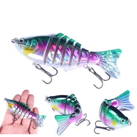 1 pcs fishing lure 10cm 15 6g swim bait artificial hard bait for fishing tackle 7 multi jointed swimbait pike bass