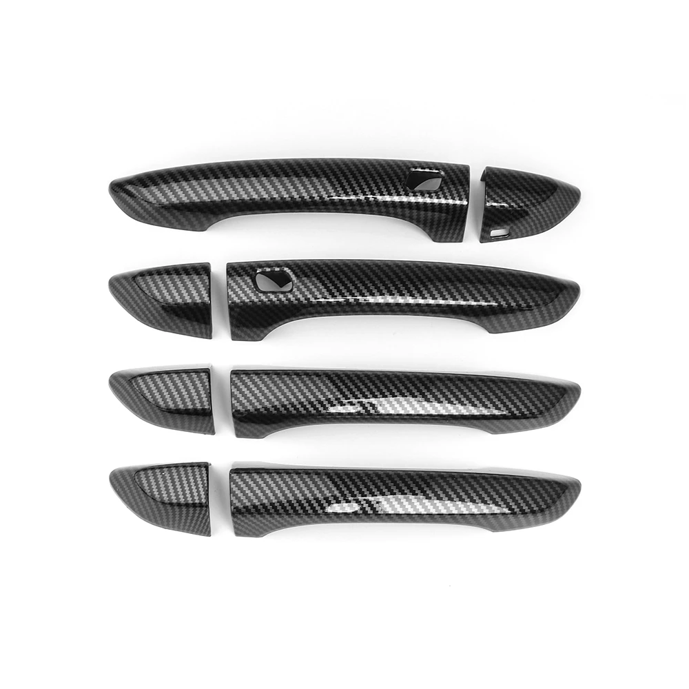 

Декоративная Накладка На Внешнюю Дверную Ручку Genesis G80 DH 2015-2020 Из Карбона/черного ABS-пластика