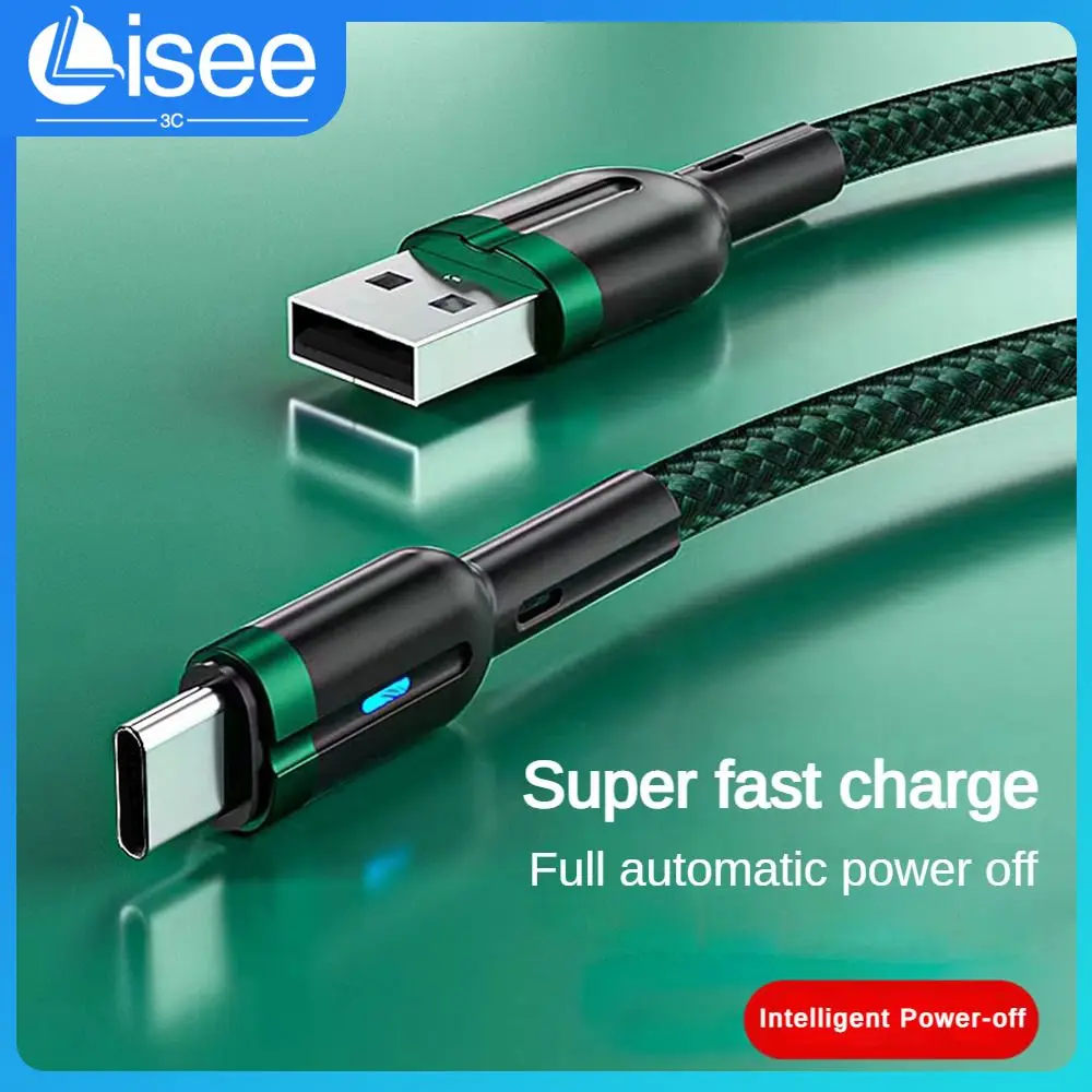 

Usb Micro Usb Cable Intelligent Power Off With Breathing Light Usb Type C Magnetic Fast Charging Cable Braided Rope