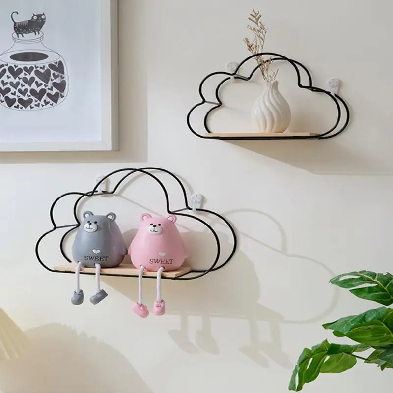 

Diy Storage Shelf Wall Mount Shelf Rack Wall Decoration Holder Metal Home Decor Holder Storage Organizer Home Decoration