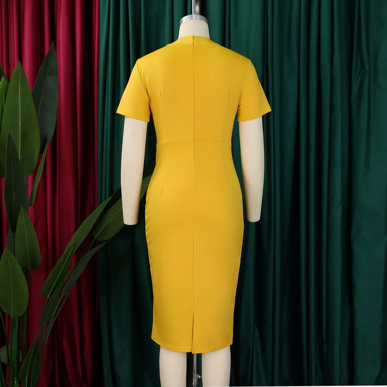 Элегантные церковные платья для женщин облегающее платье с коротким рукавом и