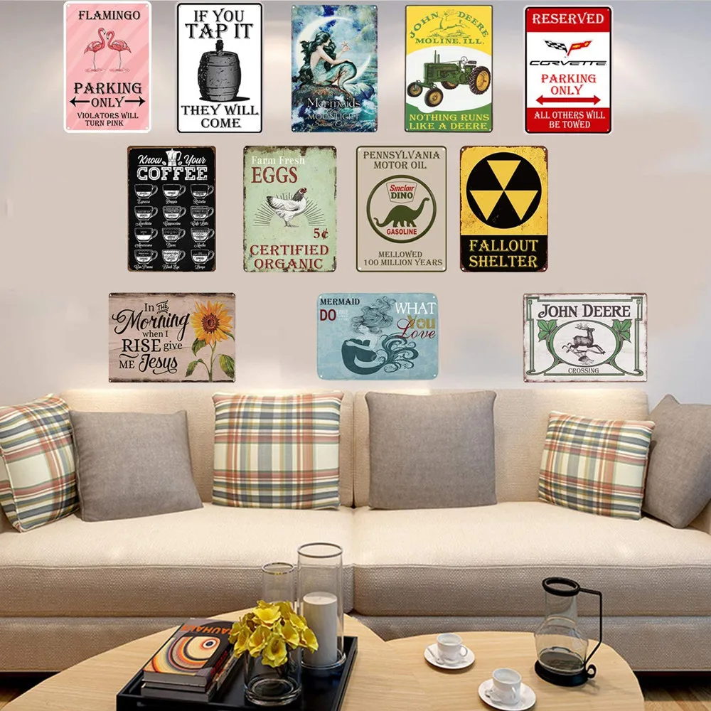 Классический декор для тату-магазина металлическая вывеска в виде девушки