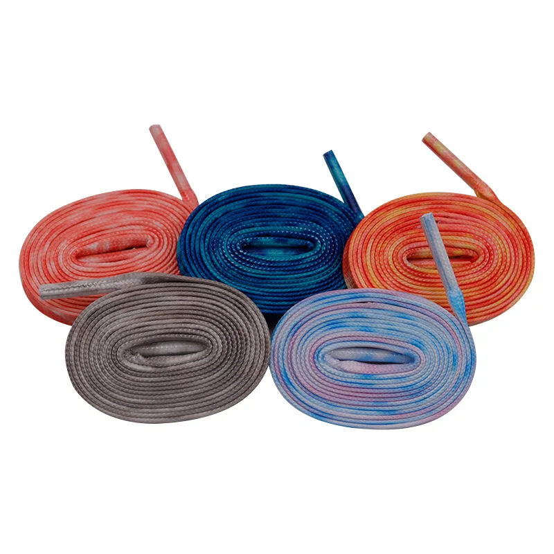 

Coolstring Official Shoe Accessory 7MM Psychedelic Color Flatlaces High Ranking Heat Transfer Printing Shoelace Wholesale Cordon