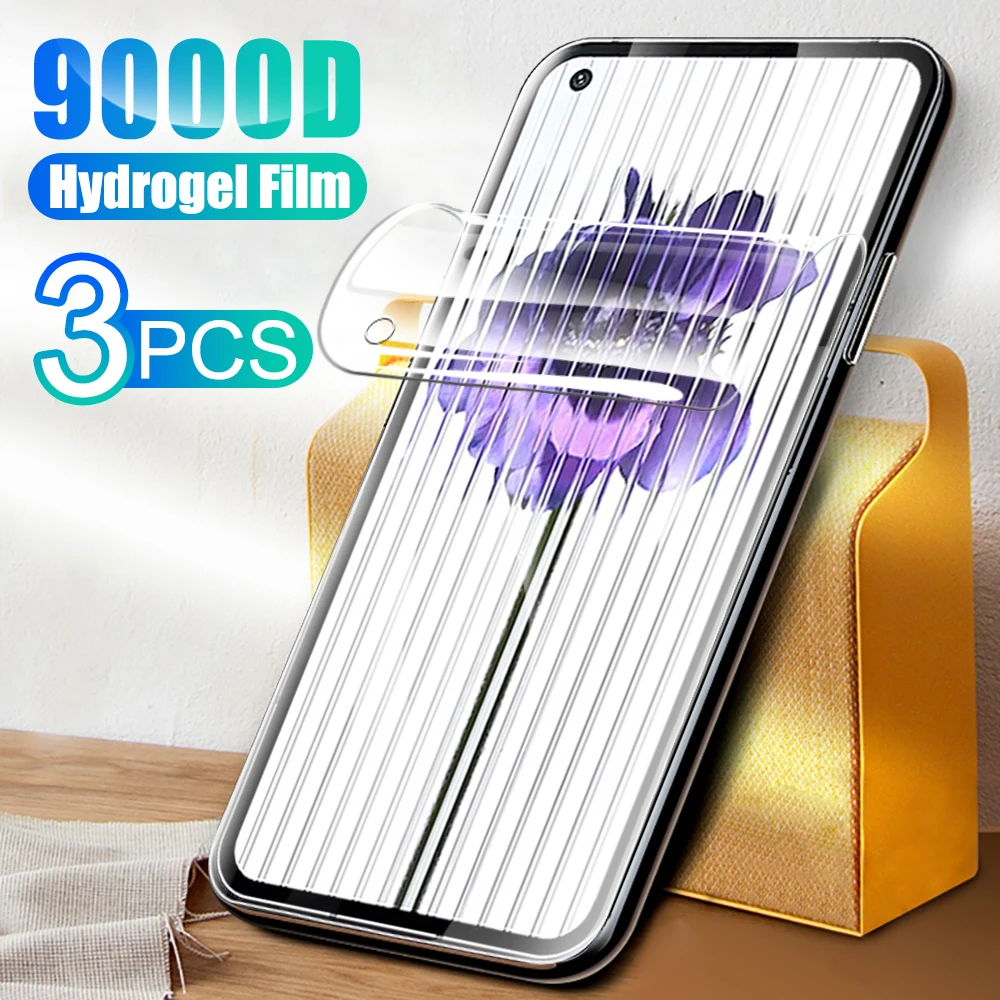 

Гидрогелевая пленка для телефона, 3 шт., 1phone1 (1) HD полное покрытие, Защитная мягкая пленка для телефона, 6,55 дюйма, A063, не стекло