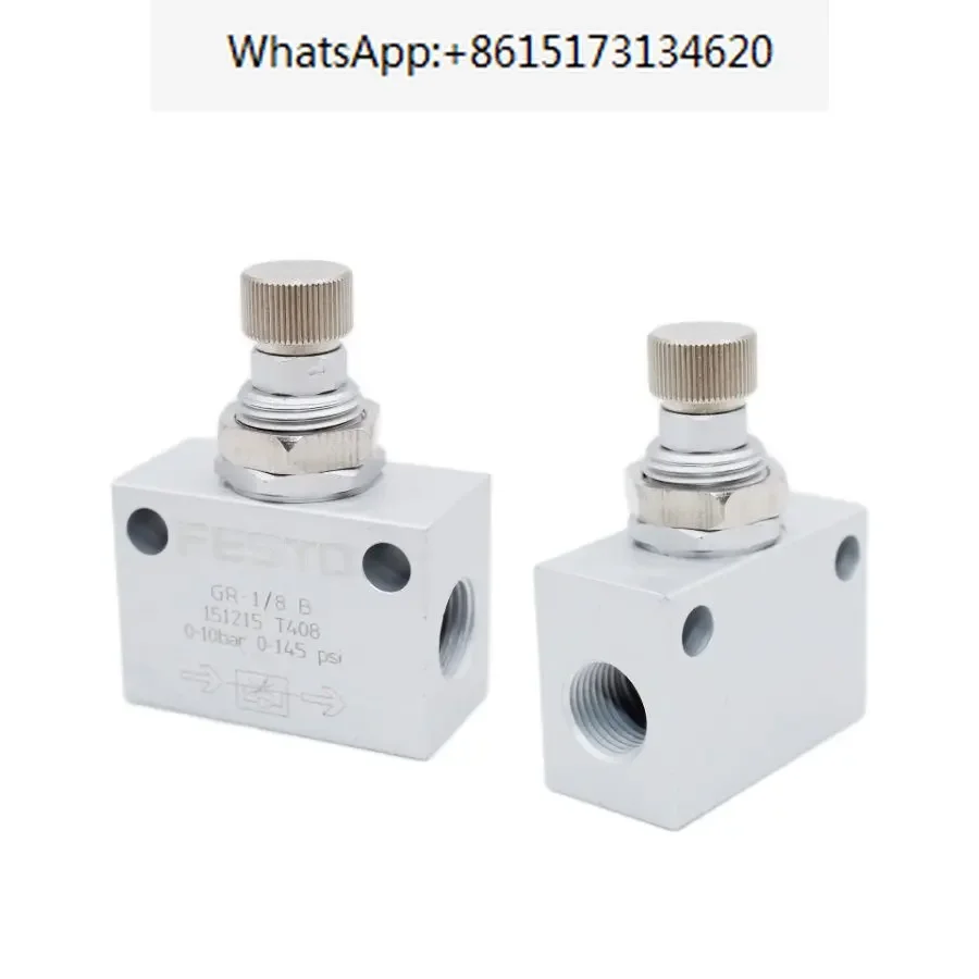 5 шт. одноходовой регулирующий клапан FESTO GR-1/8-B 151215 ГР-М5-Б 151213 ГРО-1/8-Б 151216 ГР