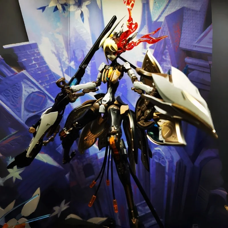 Фото Hemoxian Earnestcore Craft Mecha Musume Rosado Project Star Flower Lily Оригинальный китайский сборный модельный набор для взрослых (для демонстрации) №5