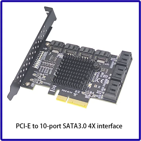 PCI-E SATA 1X 4X до 6/8/10 портов SATA 3,0 карта расширения жесткого диска до 6 Гб/с внутренний адаптер Поддержка для широкого спектра систем