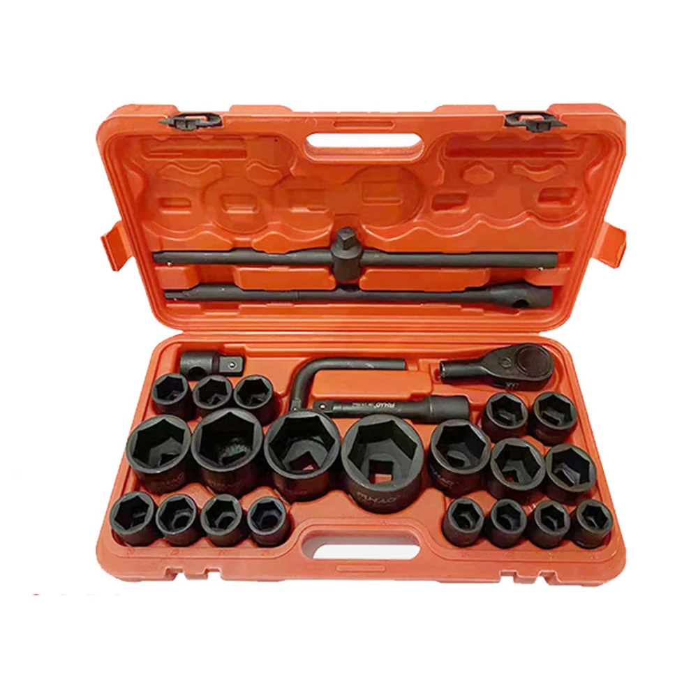 Набор сверхмощных шестигранных гнезд 3/4 дюйма 26 шт.