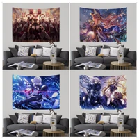 fate grand order anime tapestry art printing cheap hippie wall hanging bohemian wall tapestries mandala home decor